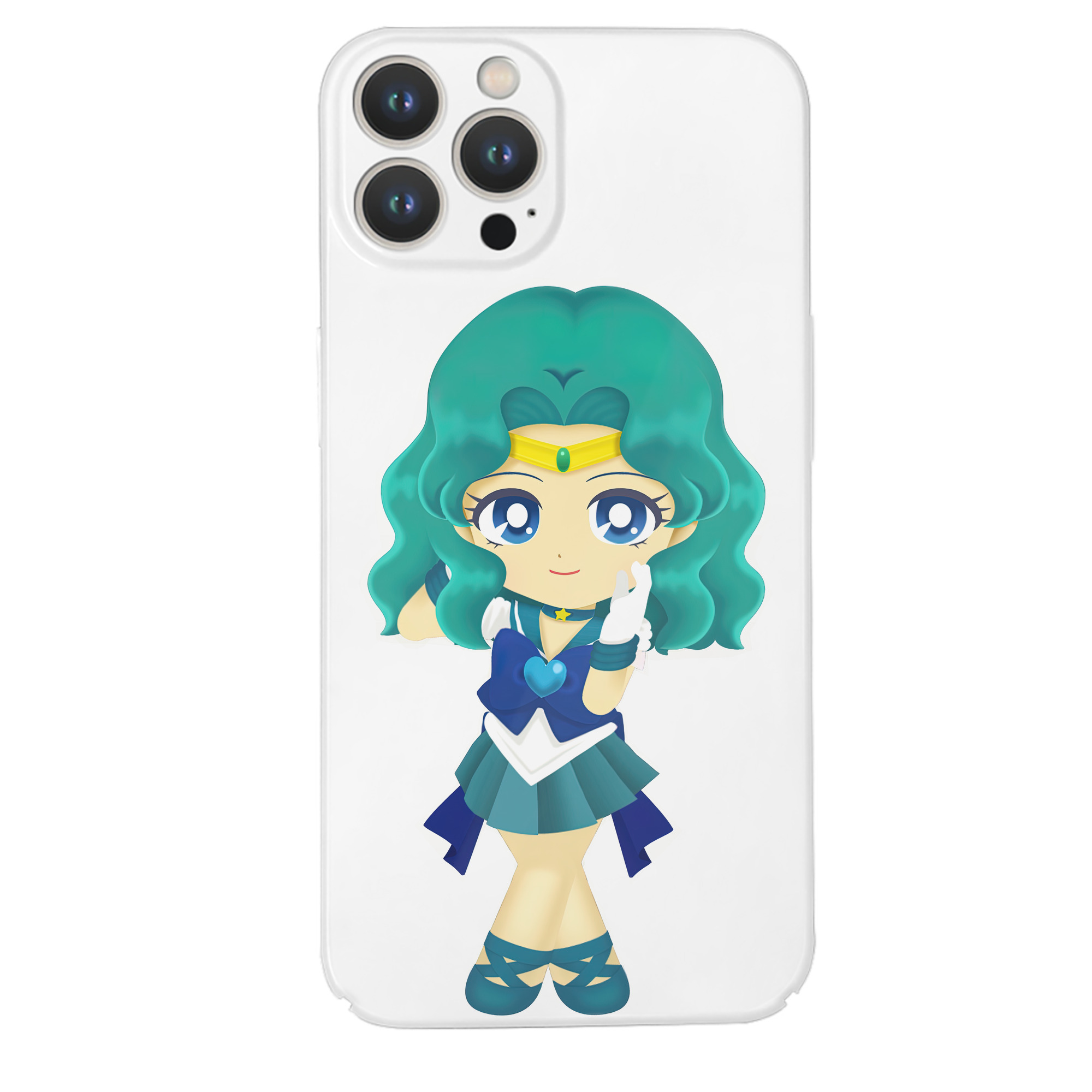 （画像用） 美少女戦士セーラームーン 海王 みちる（かいおう みちる） Sailor Moon Kaiou Michiru 【iPhone 14シリーズ対応】ハードケース